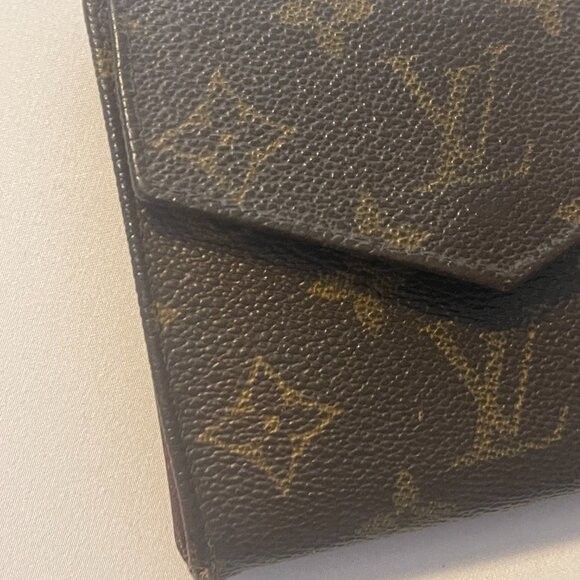 Vintage Louis Vuitton Trifold Monogram Wallet Unisex From Japan COA Included - Picture 11 of 12